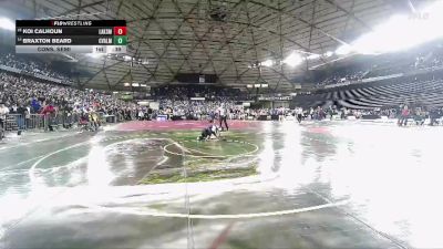 Boys 3A 138 lbs Cons. Semi - Braxton Beard, Central Valley vs Koi Calhoun, Lakes