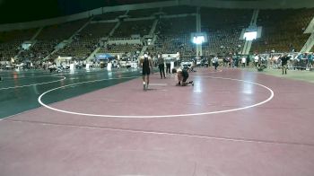7A 132 lbs Champ. Round 1 - Elijah Jackson, Davidson HS vs Caden Lawrence, Mary G Montgomery