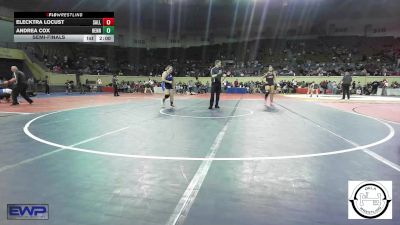 Semifinal - Elecktra Locust, Sallisaw Takedown Club vs Andrea Cox, Hennessey Middle School Girls