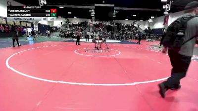 106 lbs Cons. Round 3 - Justin Asbury, Trabuco Hills vs Jayden Castro, Aliso Niguel