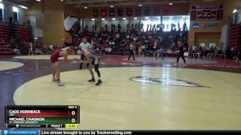 125 lbs 5th Place Match - Cade Hornback, Coe vs Michael Chagnon, St. Ambrose University
