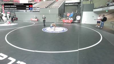 49 lbs Champ. Round 1 - Azalea Garcia, The Valley Wrestling Club vs Jesse Morales, So Cal Hammers Wrestling