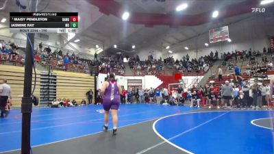 190 lbs Cons. Semi - Maisy Pendleton, Owen Valley vs Jasmine Ray, Muncie Central