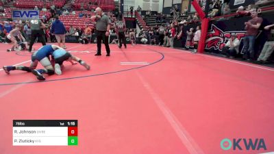 76 lbs Final - Ryker Johnson, Division Bell Wrestling vs Parker Zluticky, Kansas Young Guns