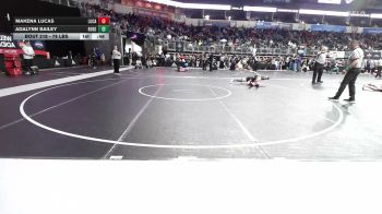 78 lbs Round Of 16 - Makena Lucas, Lucas WC vs Adalynn Bailey, Rogersville WC