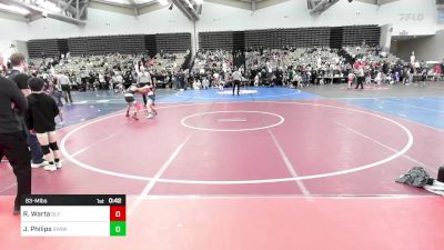 83-M lbs Round Of 16 - Redmond Warta, Olympic vs Jacob Philips, Steel Valley Renegades