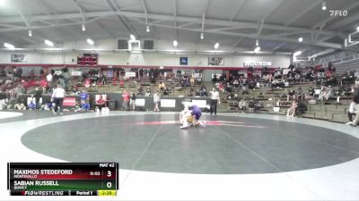149 lbs Cons. Round 6 - Sabian Russell, Quincy vs Maximos Stedeford, Montevallo