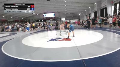 120 lbs Champ. Rd Of 16 - Case Simmons, Maritime Wrestling Academy vs Brody Ashley, Michigan West Wrestling Club