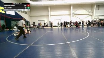 132 lbs Champ. Round 2 - Ali Alimov, Copper Hills vs Simon Bowles, Cottonwood