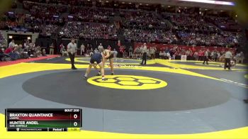 D3-165 lbs Semifinal - Braxton Quaintance, Lakota vs Hunter Andel, Gar. Garfield