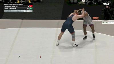 285 lbs Round 1 (16 Team) - Luke Luffman, Illinois vs Michael Gasper, Little Rock