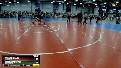 76 lbs Rd# 7- 10:45am Saturday Final Pool - Connor Clark, PA Silver vs Kenny Hartman, Team Ohio