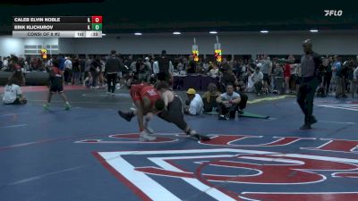 113 lbs Consi Of 8 #2 - Caleb Elvin Noble, IL vs Erik Klichurov, IL