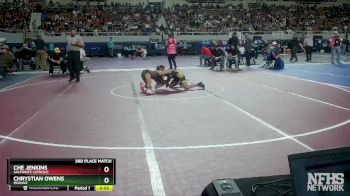 D3-106 lbs 3rd Place Match - Che Jenkins, Salpointe Catholic vs Chrystian Owens, Mohave