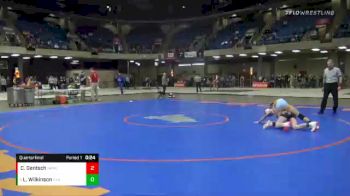 106 lbs Quarterfinal - Levi Wilkinson, Edwardsville vs Cole Gentsch, Normal