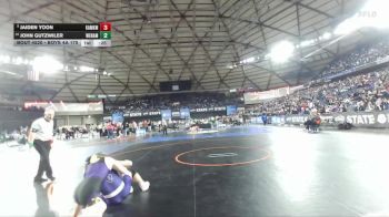 Boys 4A 175 lbs Cons. Round 2 - John Gutzwiler, Wenatchee vs Jaiden Yoon, Kamiak