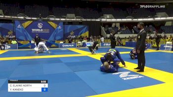 CLAIRE ELAINE NORTH vs YUKI KANEKO 2021 World Jiu-Jitsu IBJJF Championship