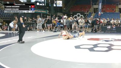 120 lbs Cons. Sub-rd Of 64 - Jaxon Kraemer, Texas vs Connor Collins, Illinois