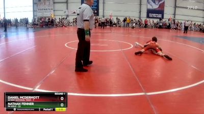 100 lbs Rd# 1 9:00am Friday - Nathan Fenner, PA Gold vs Daniel McDermott, NCWAY National Team