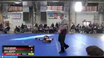 92 lbs Round 2 (4 Team) - Calum Brown, Missouri Wrestling vs Jack Josephs, AACo Allstars