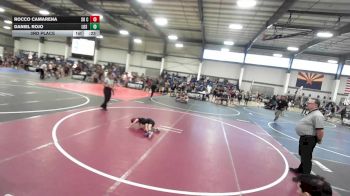 43 lbs 3rd Place - Rocco Camarena, So Cal Hammers vs Daniel Rojo, Los Bandidos