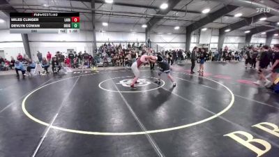 285 lbs Round 1 (16 Team) - Devlyn Cowan, Douglas vs Miles Clinger, Laramie