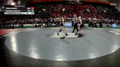 G 100 lbs Cons. Semi - Brooke Hensley, Skyline vs Kiera Hersel, Rocky Mountain