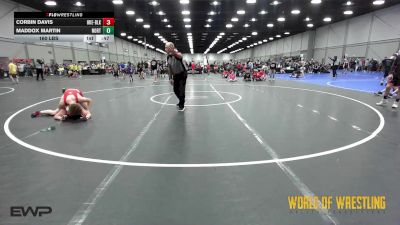 160 lbs Rr Rnd 2 - Corbin Davis, OK Elite 12U Black vs Maddox Martin, Northern Colorado 12U