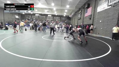 126 lbs Cons. Semi - Luis Lopez, Washington Union vs Jose Garcia, Mendota