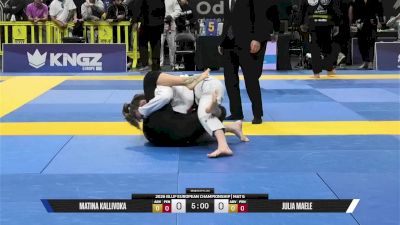 Julia Maele vs Matina Kallivoka 2026 European Jiu-Jitsu IBJJF Championship
