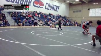 165 lbs Semifinal - Hugh Wheeler, Simon Fraser (B.C.) vs Max DelBosque, Clackamas Unattached