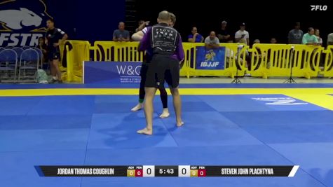 Steven John Plachtyna vs Jordan Thomas Coughlin 2025 Pan IBJJF Jiu-Jitsu No-Gi Championship