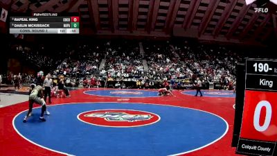 190-6A Cons. Round 2 - Rafeal King, Colquitt County vs Daelin McKissack, North Paulding