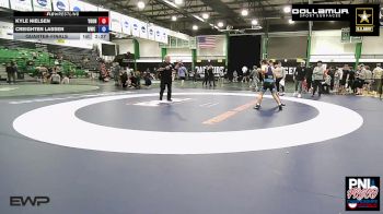 126 kg Quarterfinal - Kyle Nielsen, Young Guns Nashville Wrestling vs Creighten Lassen, MWC Wrestling Academy