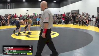 100 lbs Round 3 (6 Team) - Joey Miller, Revival vs Mason Mamich, Team 922