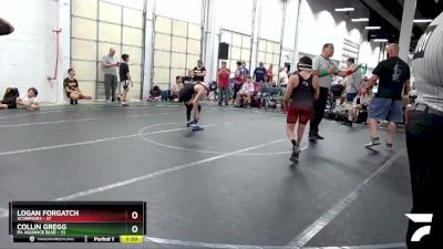 96 lbs Round 1 (8 Team) - Collin Gregg, PA Alliance Blue vs Logan Forgatch, Scorpions