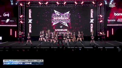 A-List Athletics - Vogue [2026 L4 Senior Coed - Small DAY 2] 2026 JAMfest Cheer Super Nationals