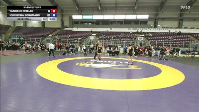 131 lbs Semifinal - Christina Borgmann, Felician vs Madison Wellen, D`Youville