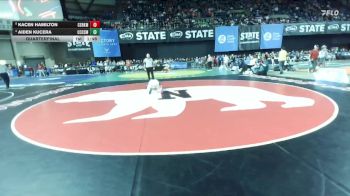 Boys 1A 138 lbs Quarterfinal - Kacen Hamilton, Castle Rock vs Aiden Kucera, Cascade Christian