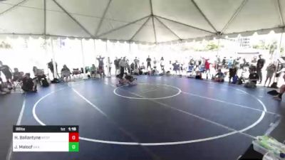 88 lbs Semifinal - Hayden Ballantyne, Westlake vs Jacob Maloof, Silverback WC