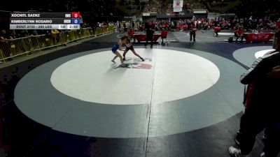 115 lbs Cons. Sub-rd Of 16 - Xochitl Saenz, Reign Wrestling Club vs Kimberlynn Rosario, Bakersfield High School Wrestling