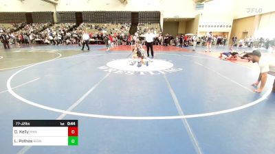 77-J2 lbs Semifinal - Declan Kelly, Rhino Wrestling vs Luke Pothos, RedNose Wrestling School