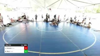 120 lbs Consi Of 8 #1 - Jack Karson, Pride Wc vs Benjamin Ruiz, Team So Cal