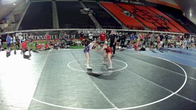 140 lbs Clover Williams, Oklahoma HS Girls vs Bayleah Richardson, Montana 2 HS Girls