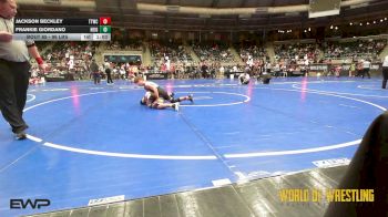 96 lbs Round Of 16 - Jackson Beckley, Team Tulsa Wrestling Club vs Frankie Giordano, Neighborhood Wrestling Club