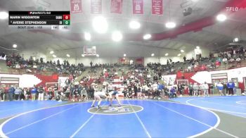 155 lbs Cons. Semi - Averie Stephenson, Eastbrook Highschool vs Marin Wigginton, Whiteland