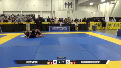 Raul Francisco Jimenez vs BRETT W OTERI 2025 World IBJJF Jiu-Jitsu No-Gi Championship