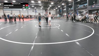 84 lbs Round 5 - 4:00pm Saturday - Jaxon Roller, Oklahoma Elite vs Koa Cu, West Coast Elite