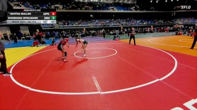 6A 114 lbs Cons. Round 2 - Ishitha Mallidi, Coppell vs Shobhana Spielmann, San Antonio Reagan