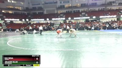 145 lbs Cons. Round 4 - Kai Sena, Nampa vs Graden Blue, Centennial